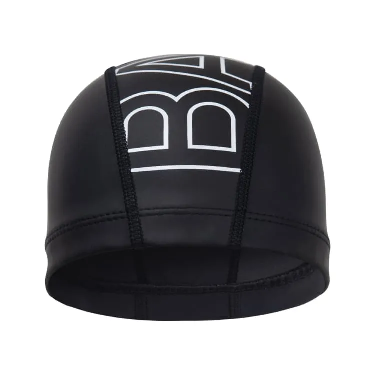 Barrel Line Up Silitex Swim Cap-BLACK