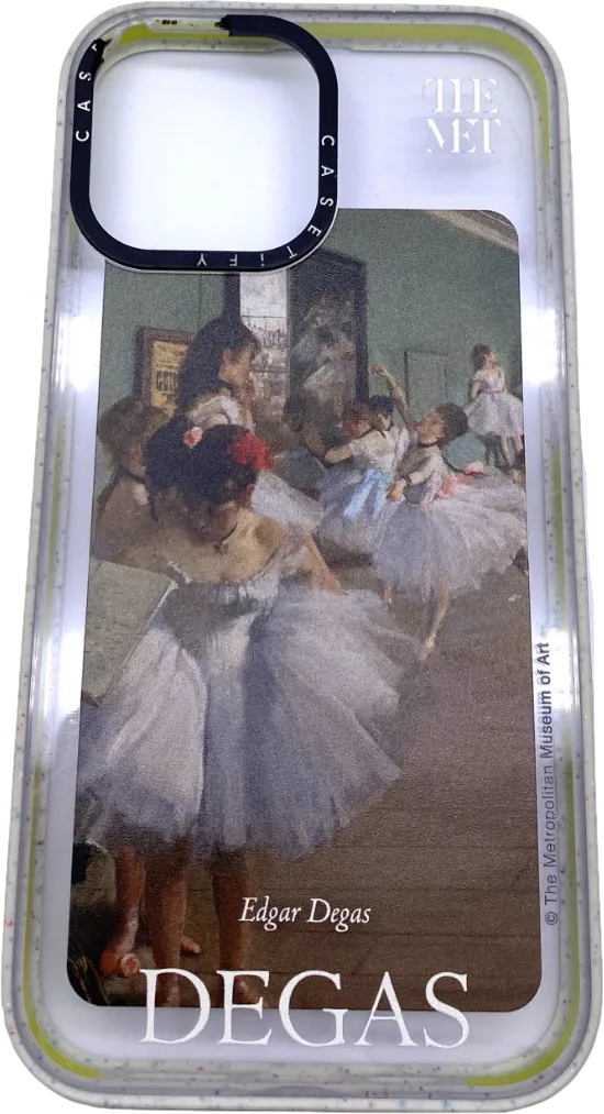 Casetify Cream Edgar Degas Iphone Case (crack On The Camera Area)