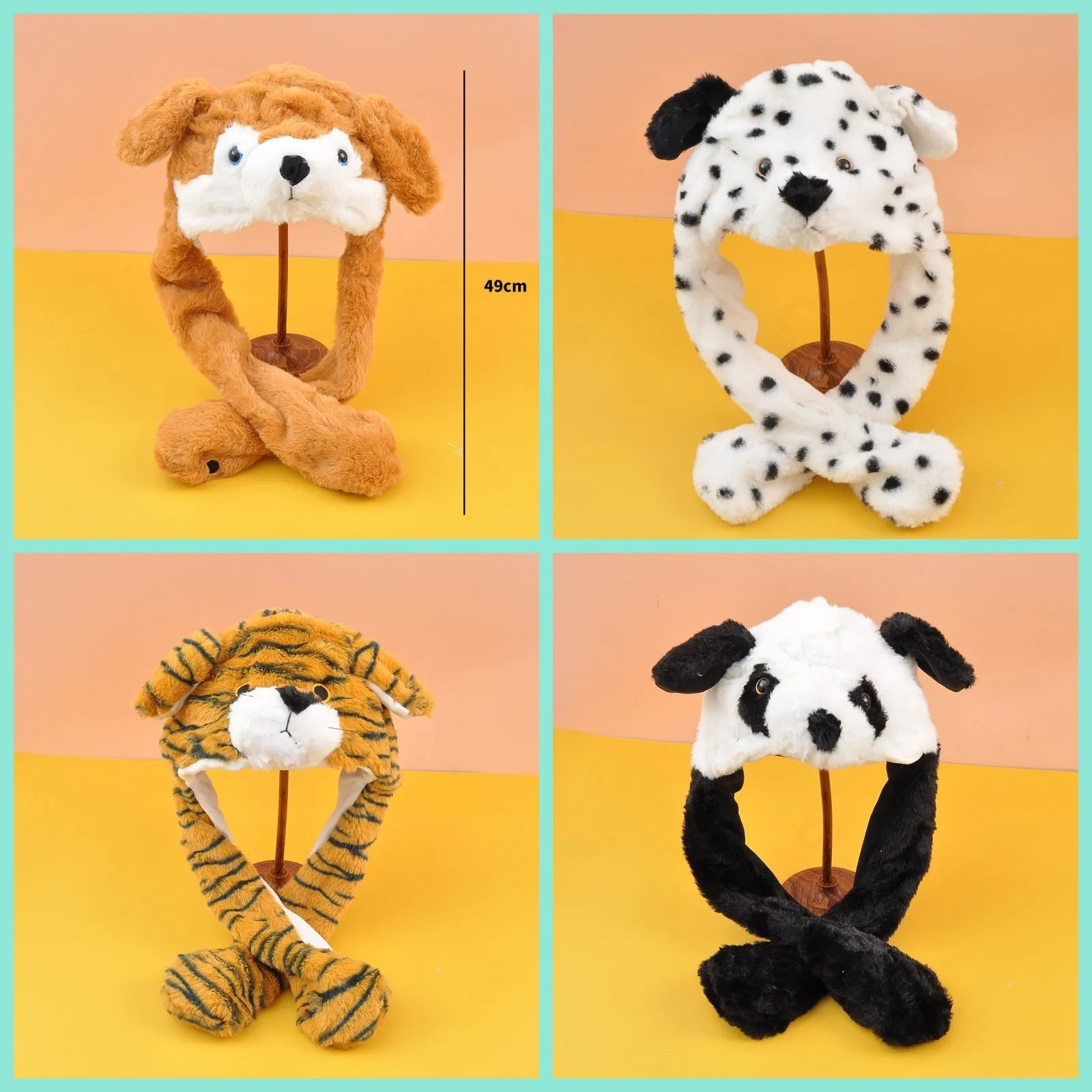 Cute Puppy Theme Hair Cap