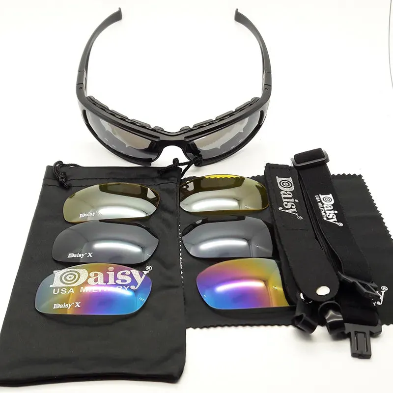 Daisy X7 Polarized Army Sunglasses - Enhanced Vision & Protection