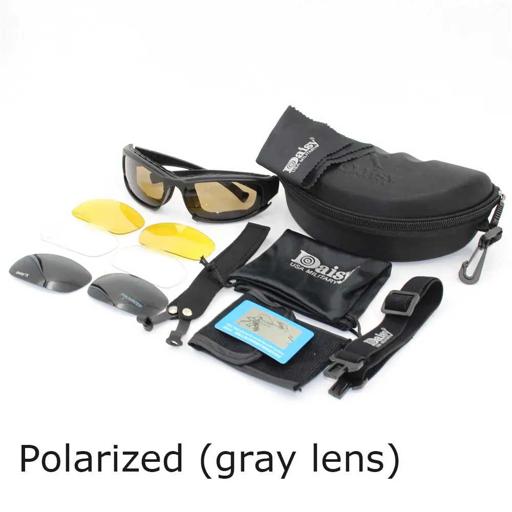 Daisy X7 Polarized Army Sunglasses - Enhanced Vision & Protection
