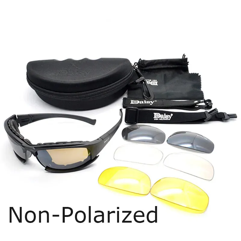 Daisy X7 Polarized Army Sunglasses - Enhanced Vision & Protection