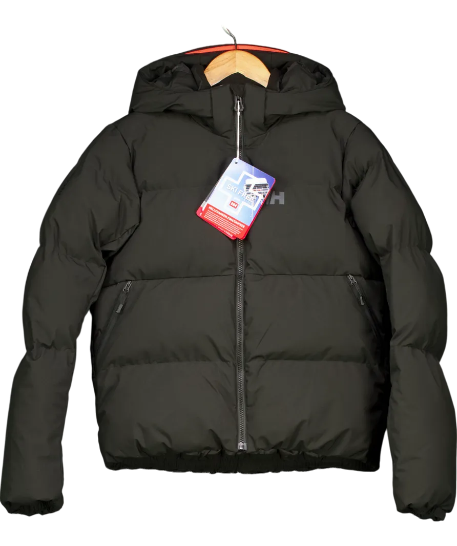 Helly Hanson Black Juniors' Nora Short Puffy Ski Jacket 14 Years