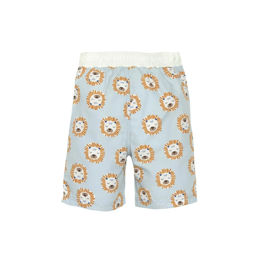 Lassig Board Shorts - Powder Blue - Lion