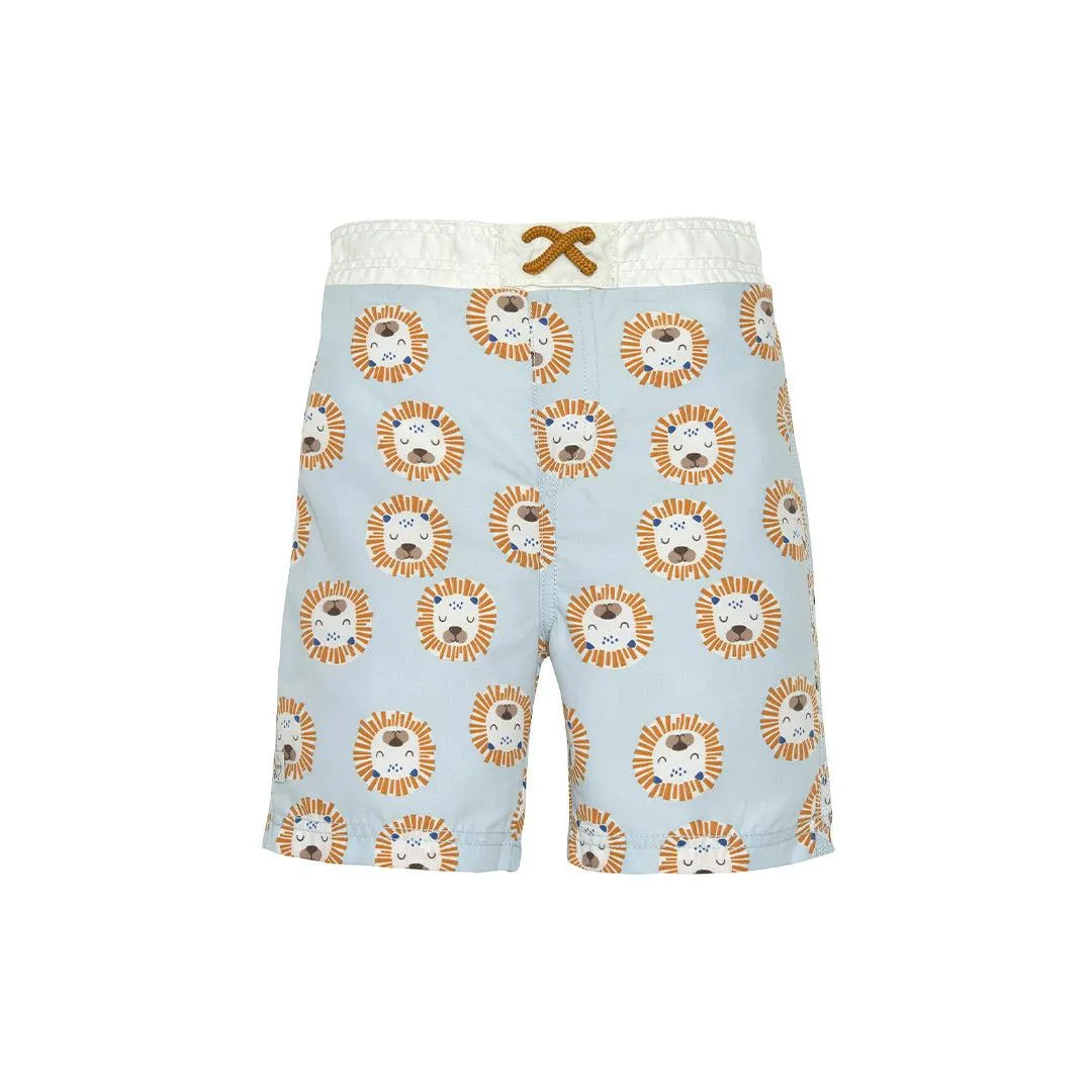 Lassig Board Shorts - Powder Blue - Lion