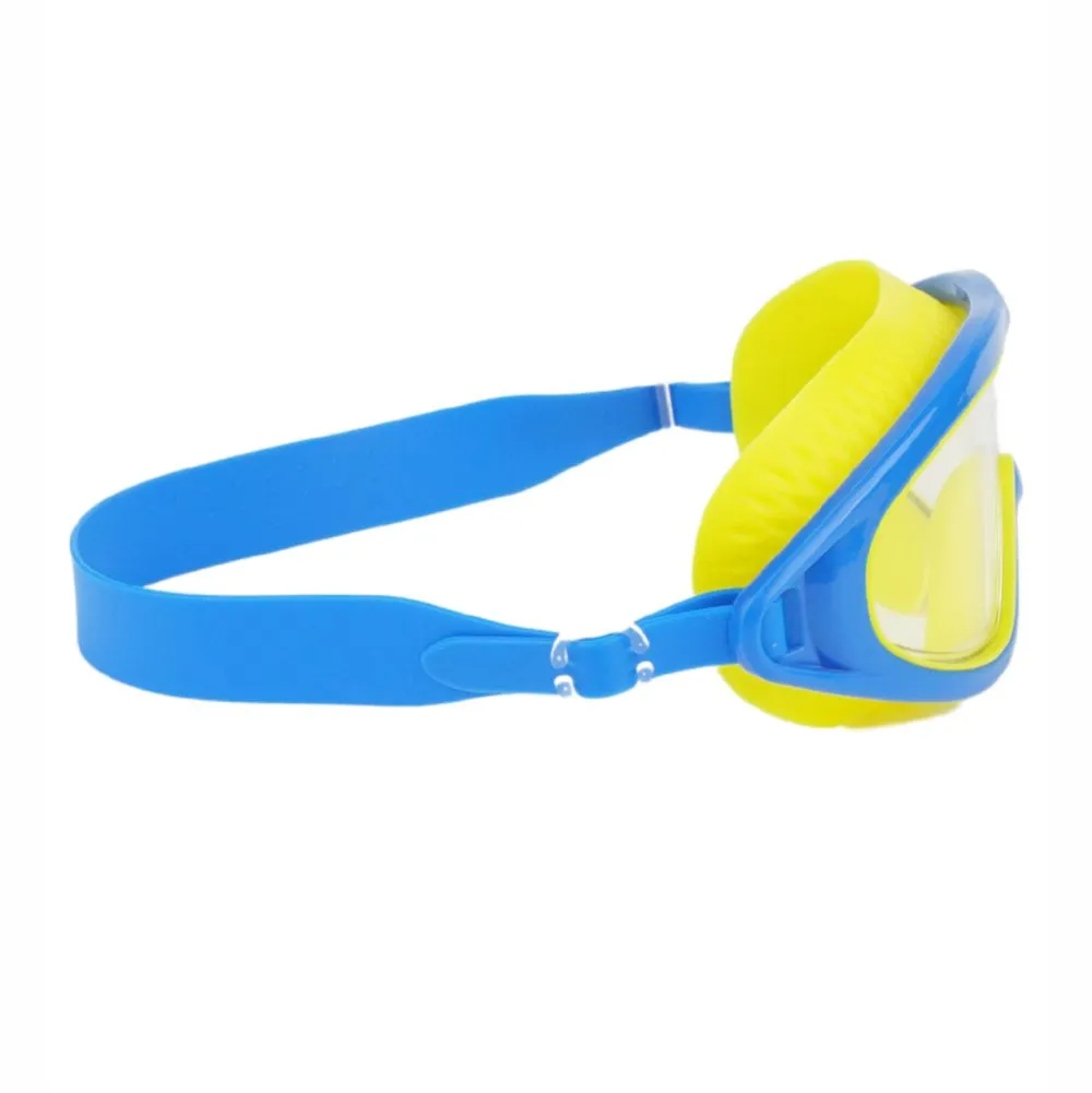 Little Surprise Box , Cheng Yellow Casket, Cobalt Border Anti Fog UV Protection Leakproof Design Swim Goggles for Kids, 8yrs -15yrs