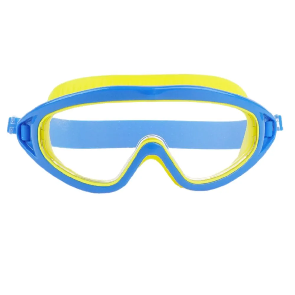 Little Surprise Box , Cheng Yellow Casket, Cobalt Border Anti Fog UV Protection Leakproof Design Swim Goggles for Kids, 8yrs -15yrs