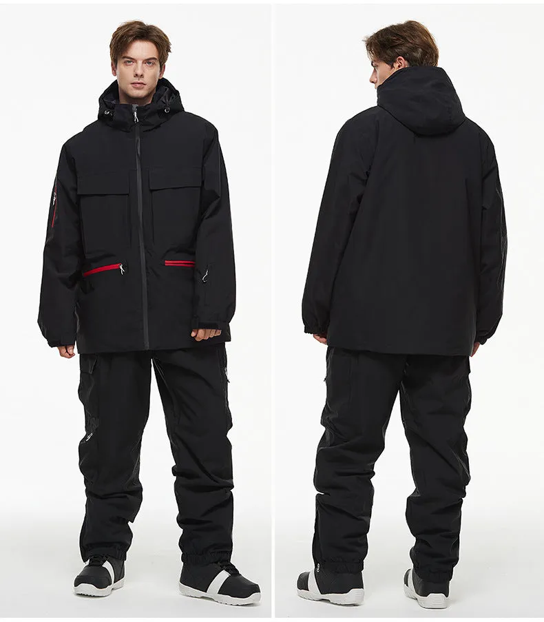 Men Insulated Ski Jackets & Pants Set Downhill Diva Suits