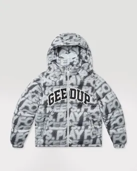 PFK Static Puffer Jacket Multi Black/Grey   Ski Mask