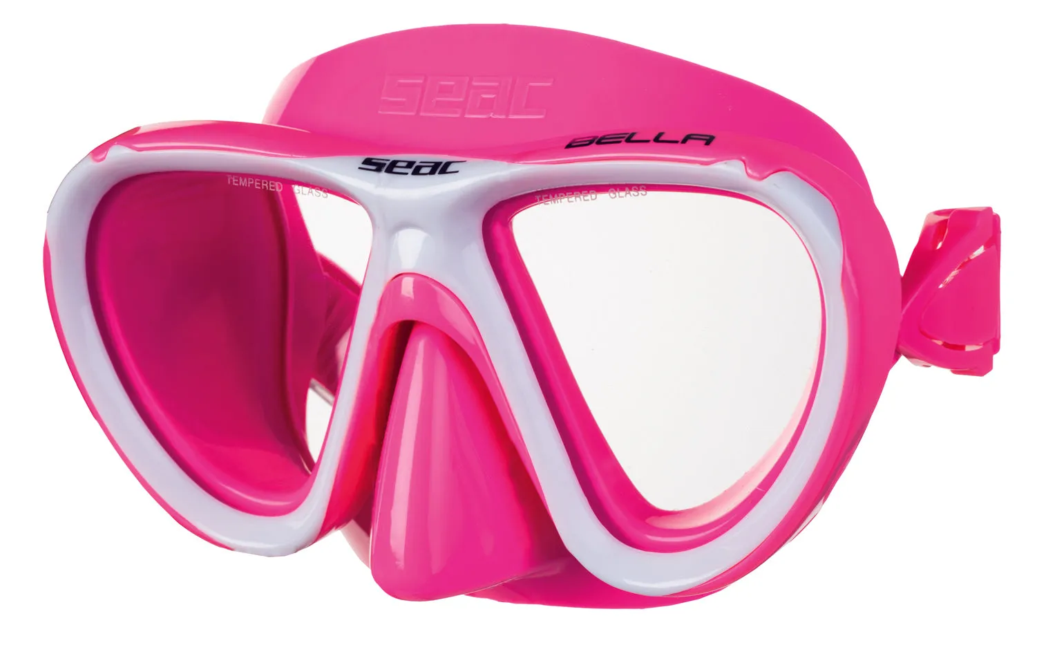 SEAC Bella Premium Child Kids Scuba Diving Swimming Snorkeling 100% Pure Silicone Mask Snorkel Set