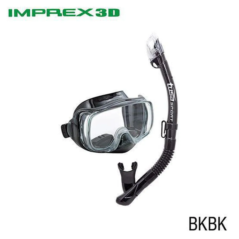 Tusa Imprex 3D Dive Mask and Snorkel Combo (UM-33/USP-250)
