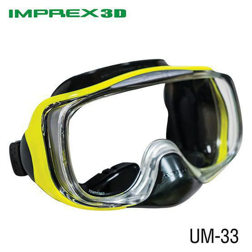 Tusa Imprex 3D Dive Mask and Snorkel Combo (UM-33/USP-250)