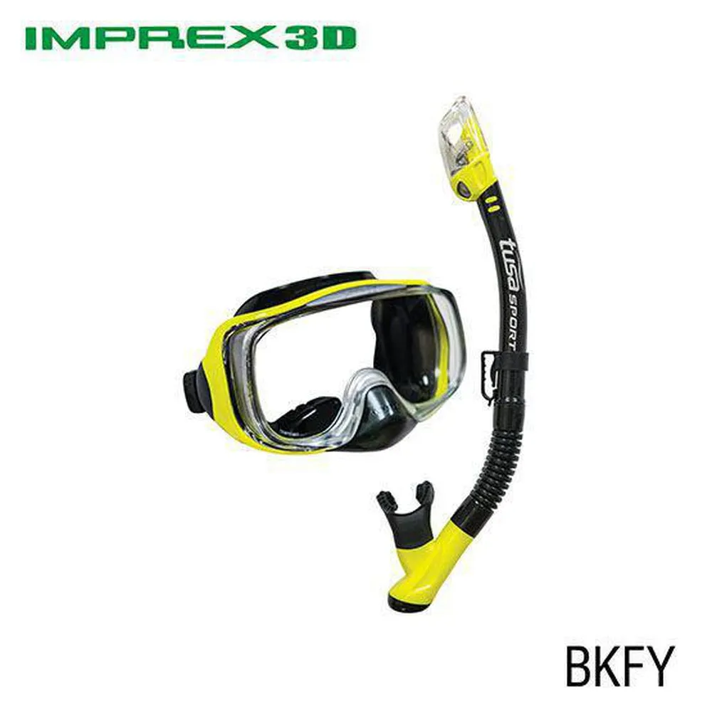Tusa Imprex 3D Dive Mask and Snorkel Combo (UM-33/USP-250)