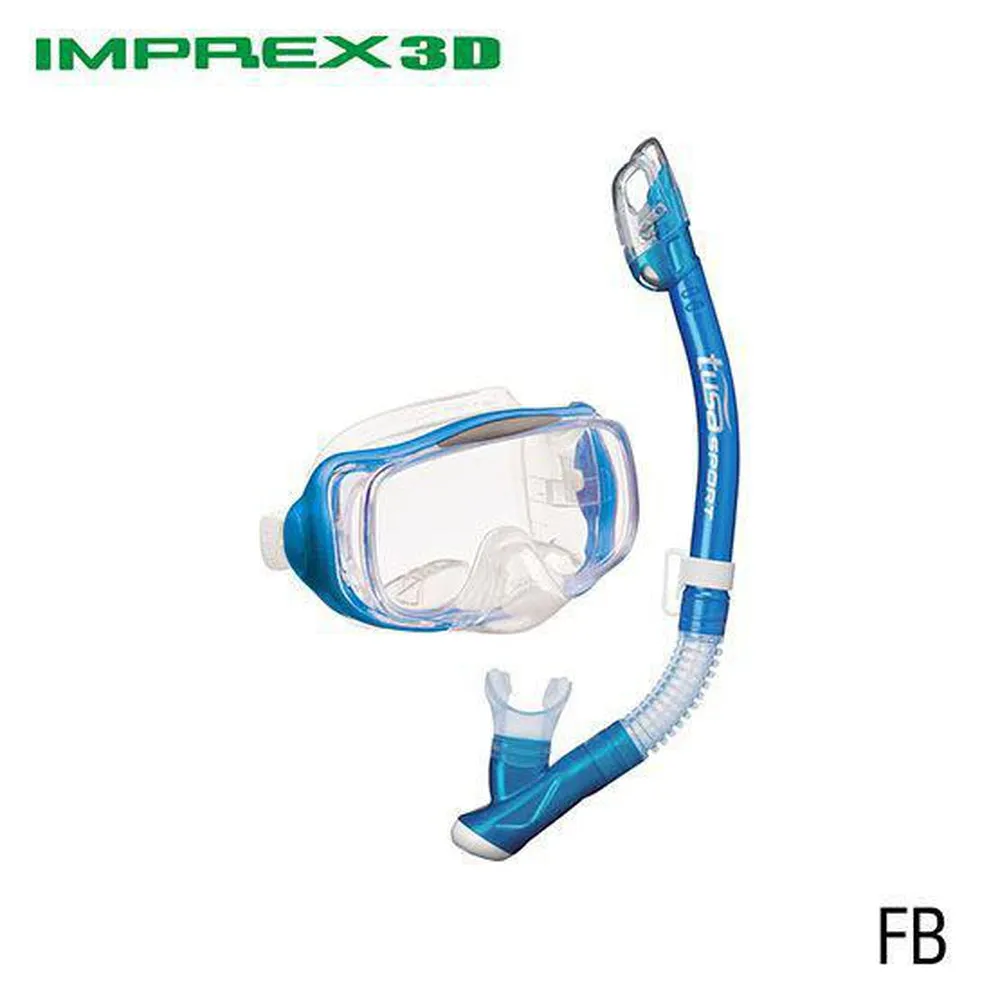 Tusa Imprex 3D Dive Mask and Snorkel Combo (UM-33/USP-250)