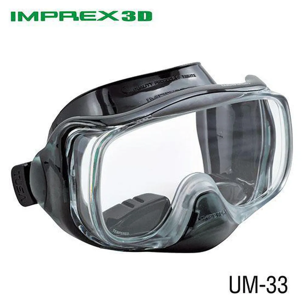 Tusa Imprex 3D Dive Mask and Snorkel Combo (UM-33/USP-250)
