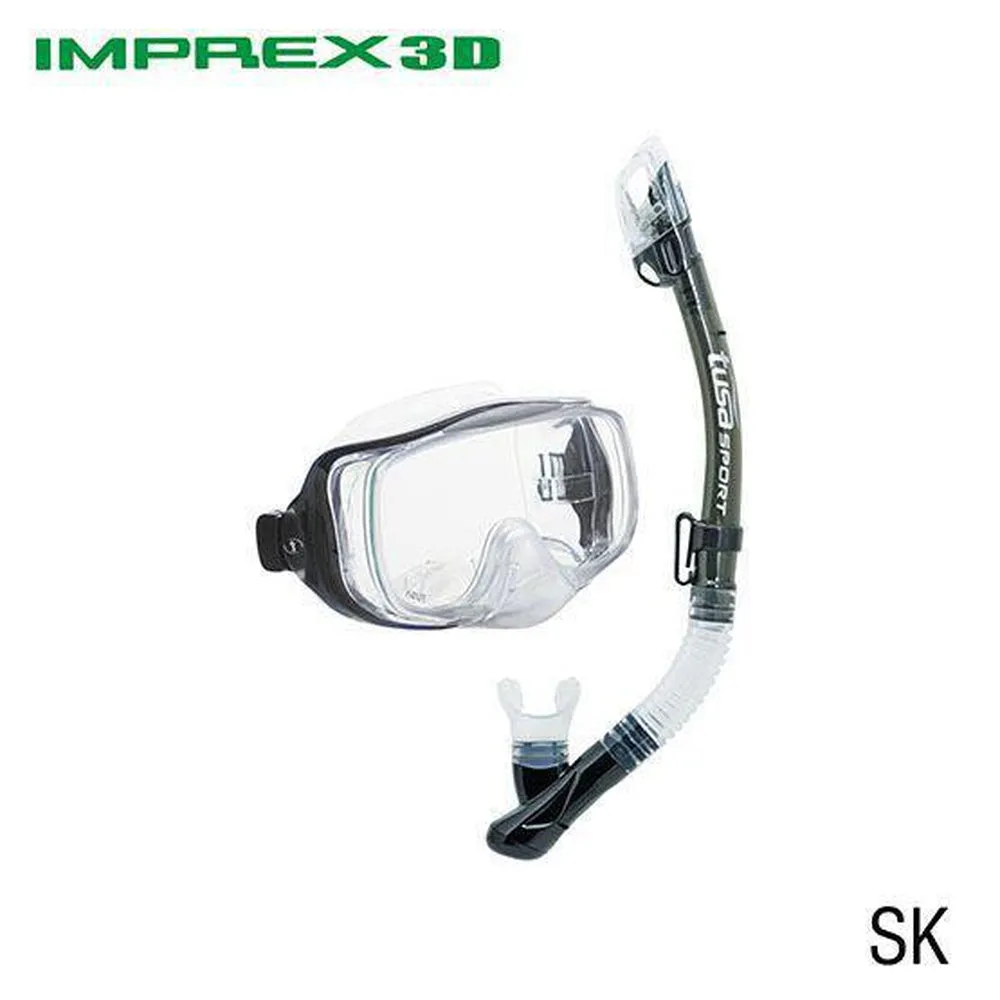 Tusa Imprex 3D Dive Mask and Snorkel Combo (UM-33/USP-250)