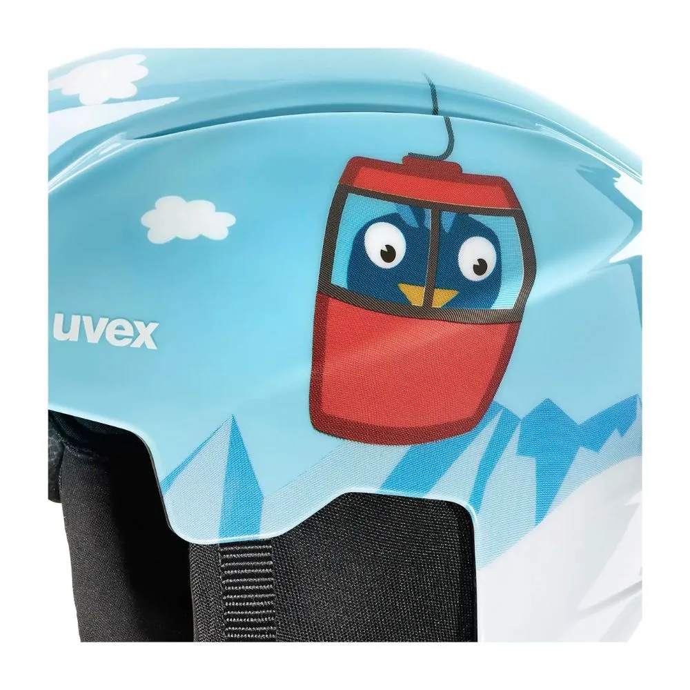 Uvex Viti Ski Helmet and Goggle Set - Light Blue Birdy 46-50cm