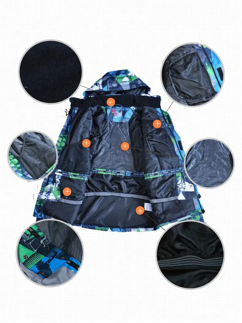 Windproof Men Snowboard Ski Jacket